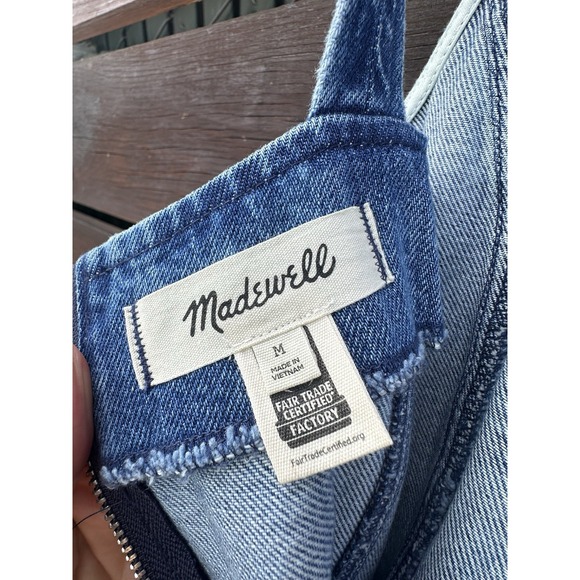 Madewell Women's Denim Midi Dress Size M - Picture 9 of 9